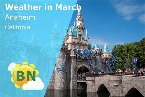 anaheim california weather in march.